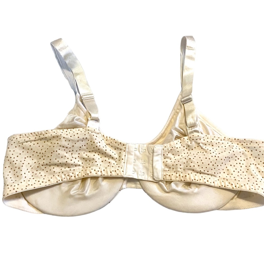 Olga Bra 40c Gold Polka Dots - Picture 2 of 3